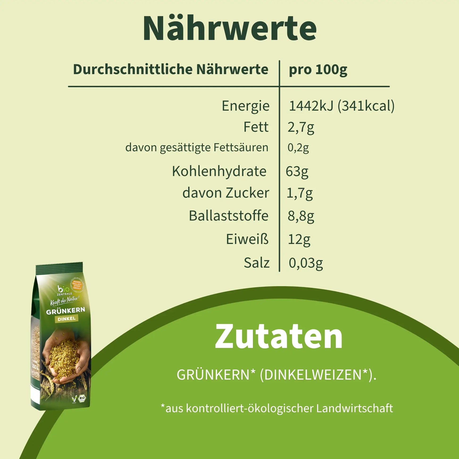 biozentrale Grünkern