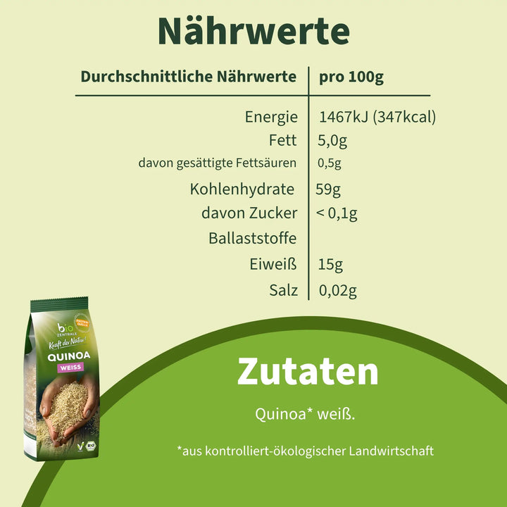 biozentrale Quinoa weiß