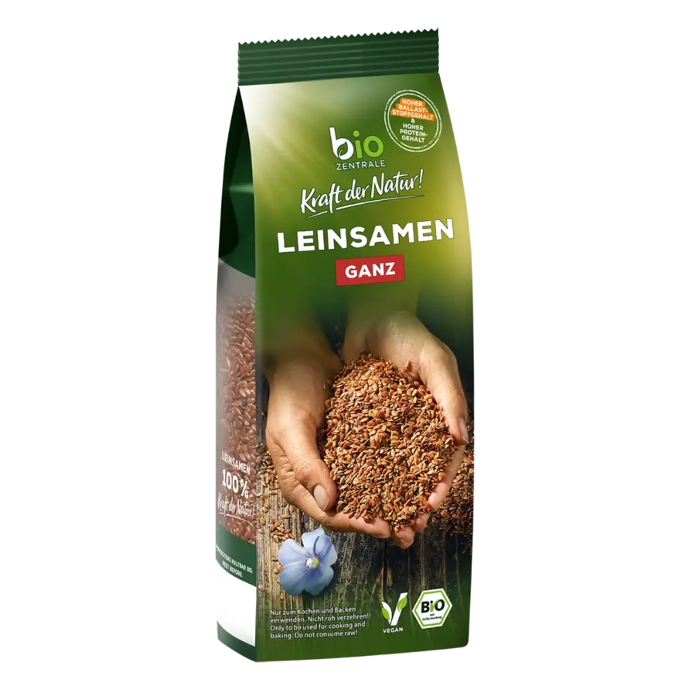 Leinsamen geschrotet – Bio Zentrale