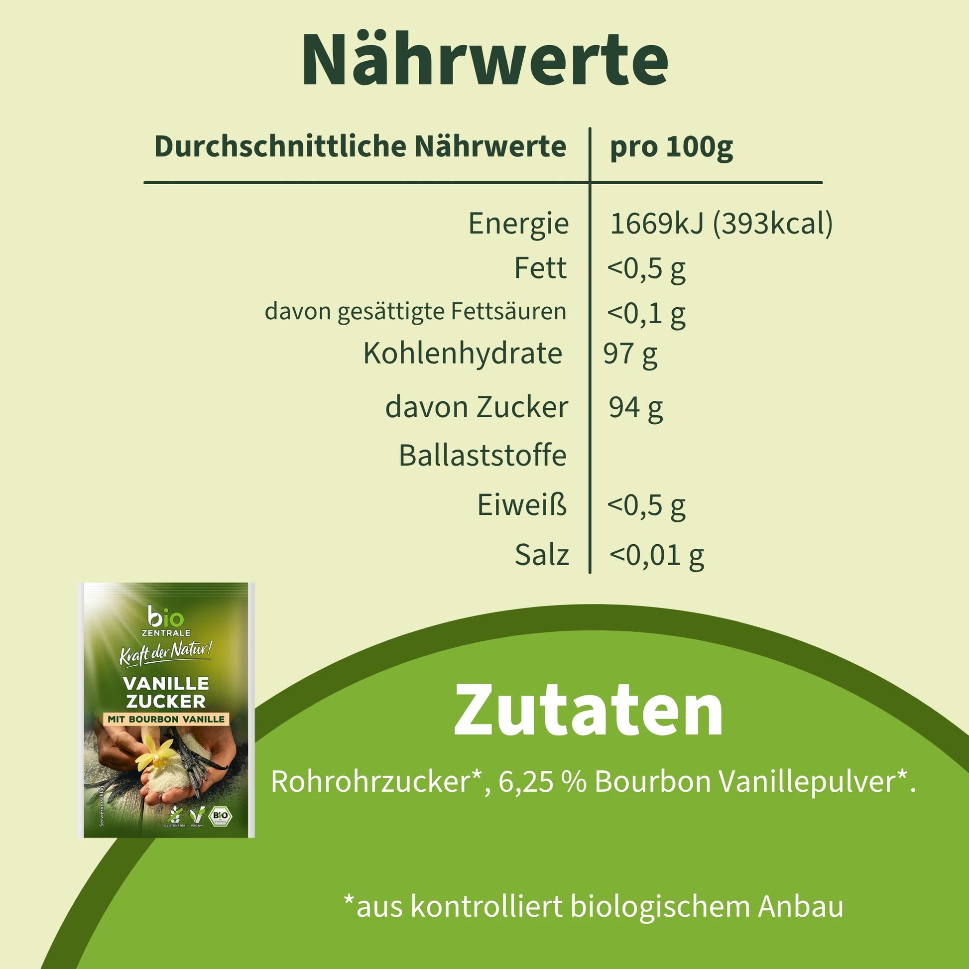 biozentrale Vanillezucker