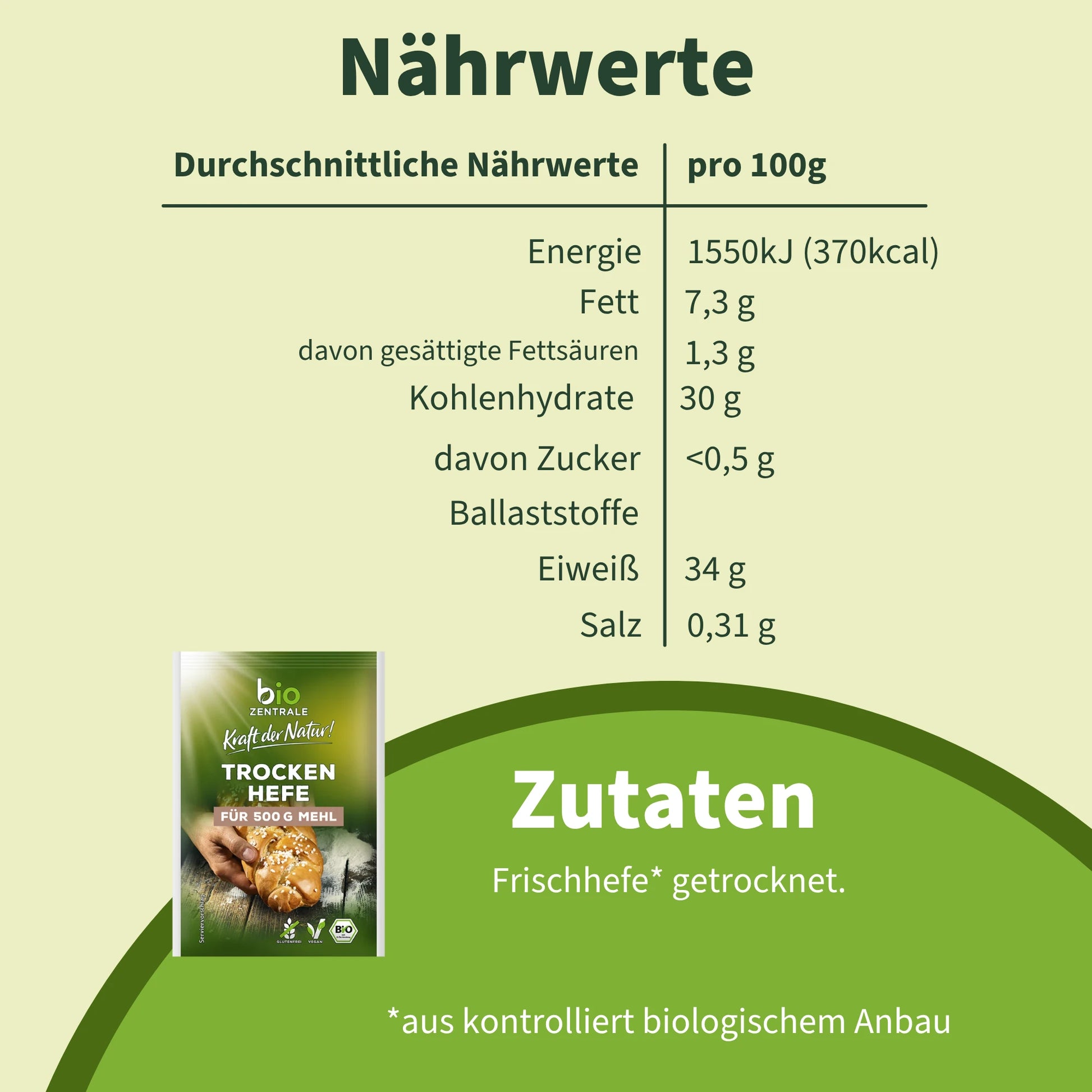 biozentrale Trockenhefe