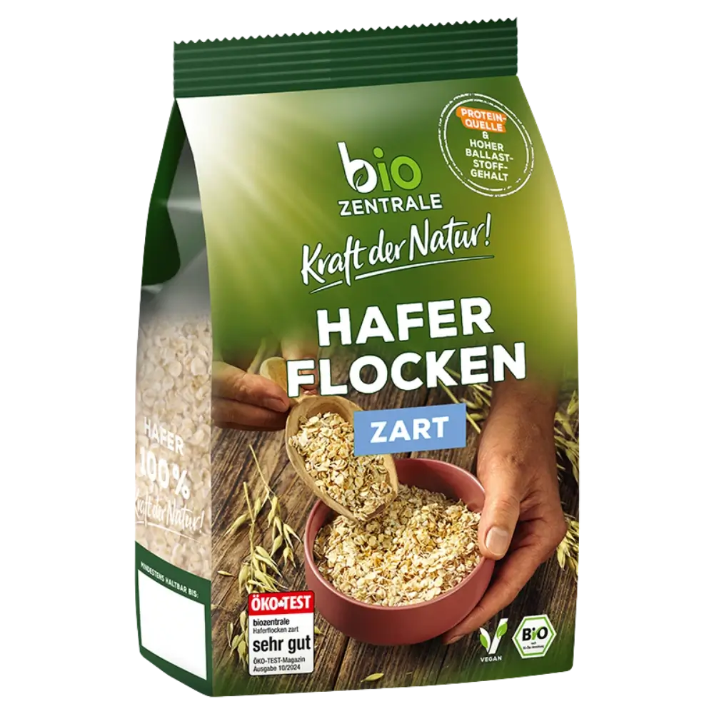 biozentrale Haferflocken zart 400g