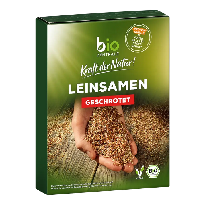 Leinsamen geschrotet – Bio Zentrale