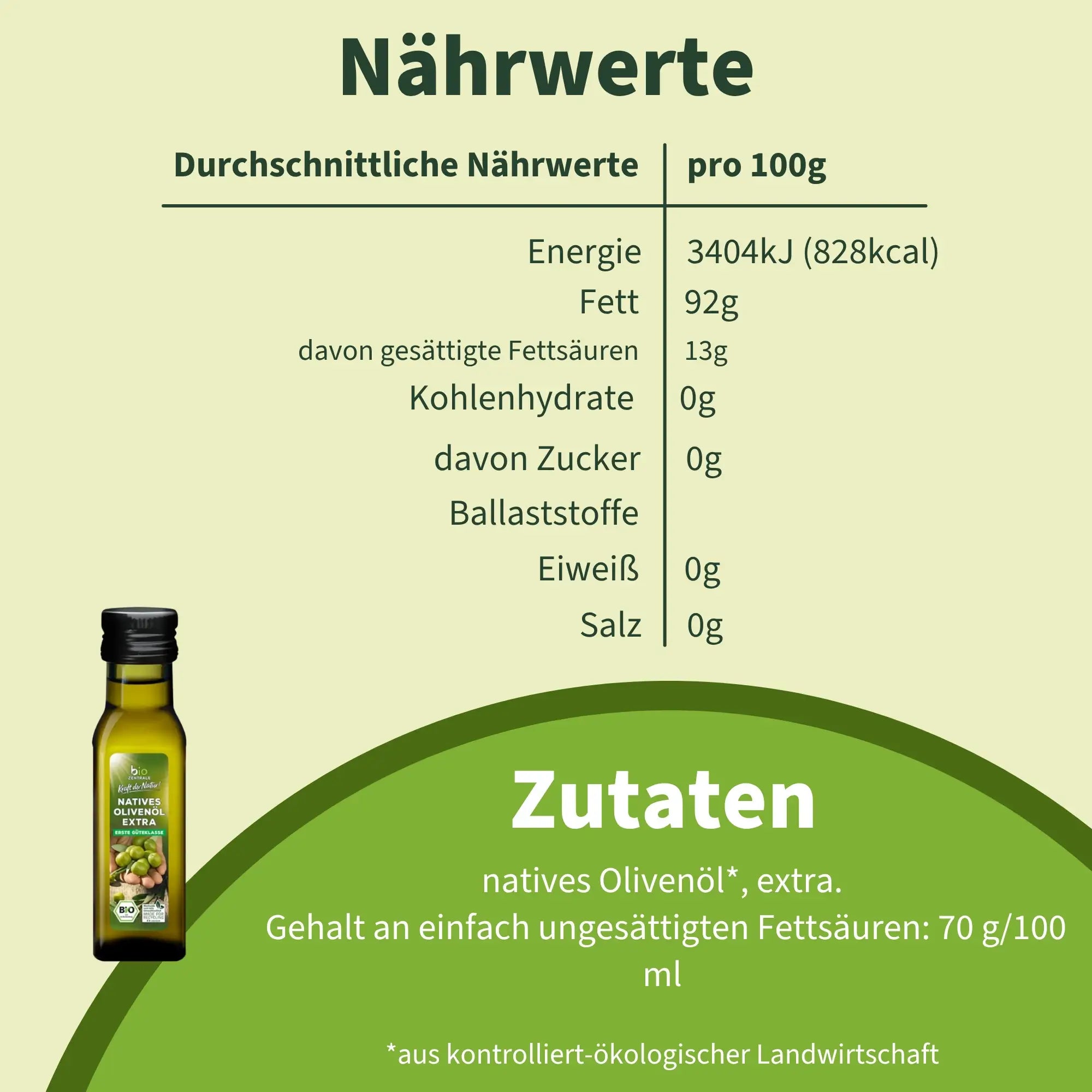biozentrale Natives Olivenöl Extra 100 ml