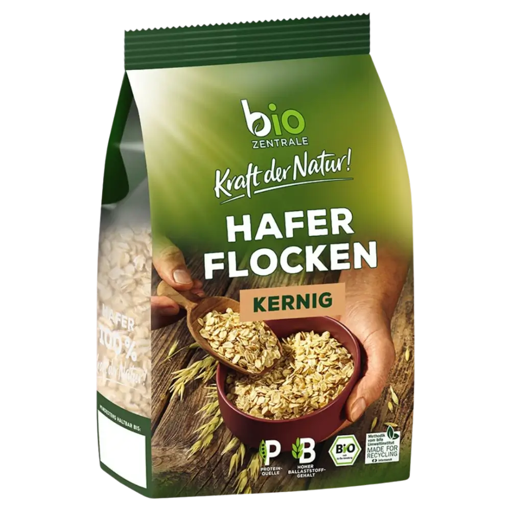 biozentrale Haferflocken kernig