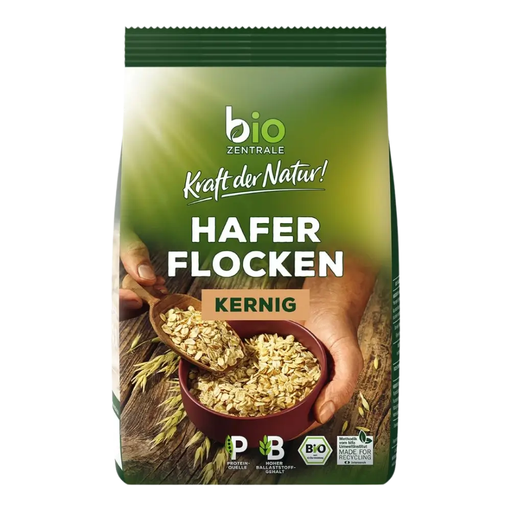 biozentrale Haferflocken kernig