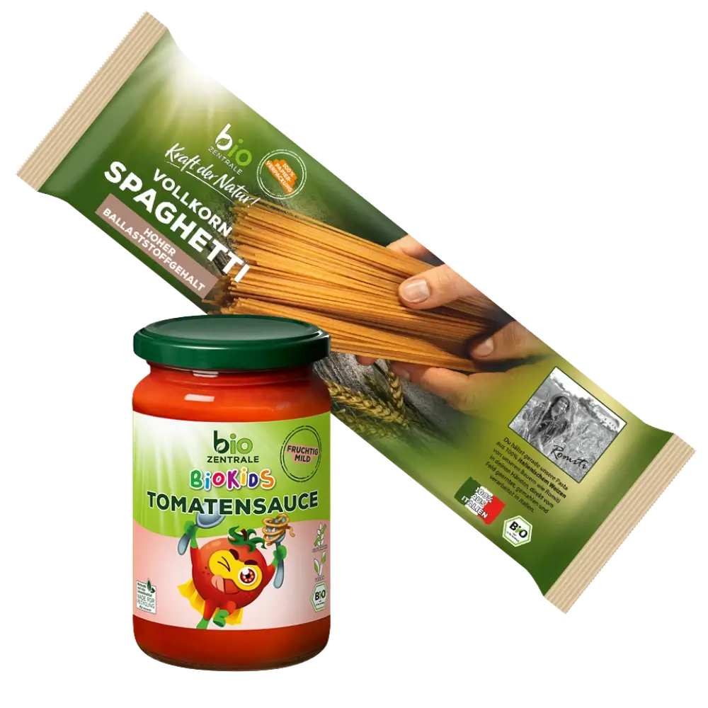 biozentrale BioKids Pasta-Box "Spaghetti Tomate"