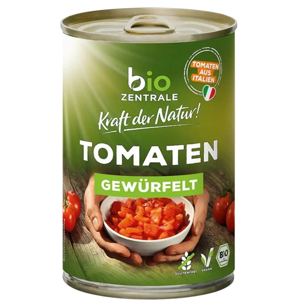 biozentrale Tomaten gewürfelt