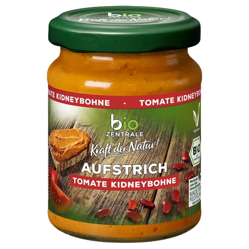 biozentrale Aufstrich Tomate Kidneybohne