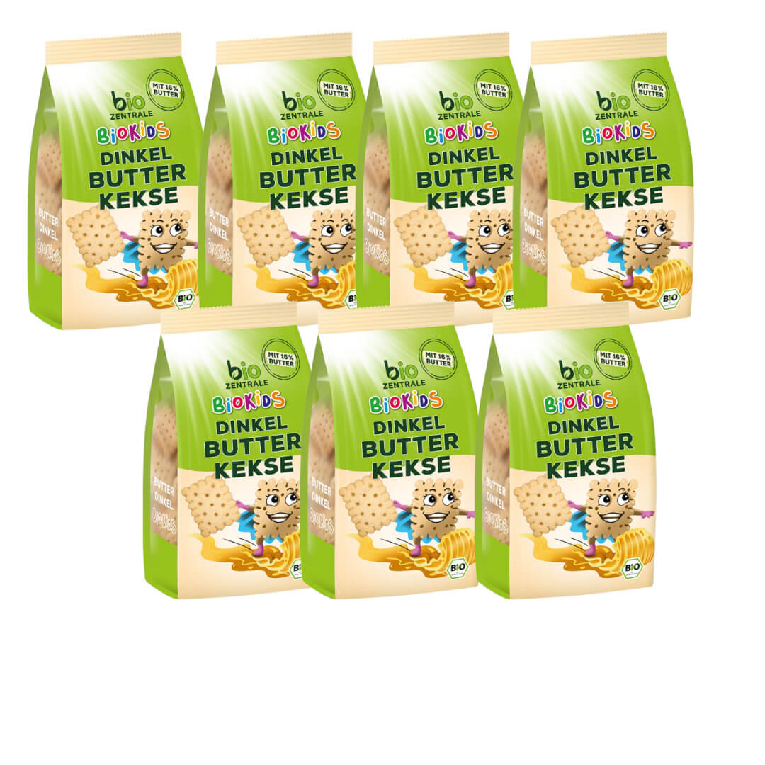 biozentrale BioKids Dinkel Butterkekse 7 x 125g