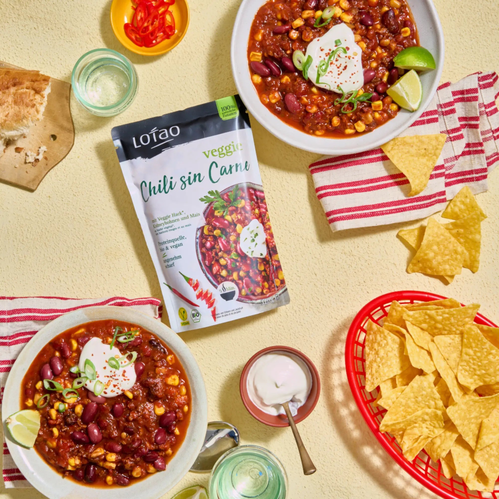 Lotao Chili sin carne