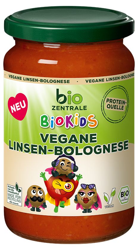BioKids Vegane Linsen-Bolognese