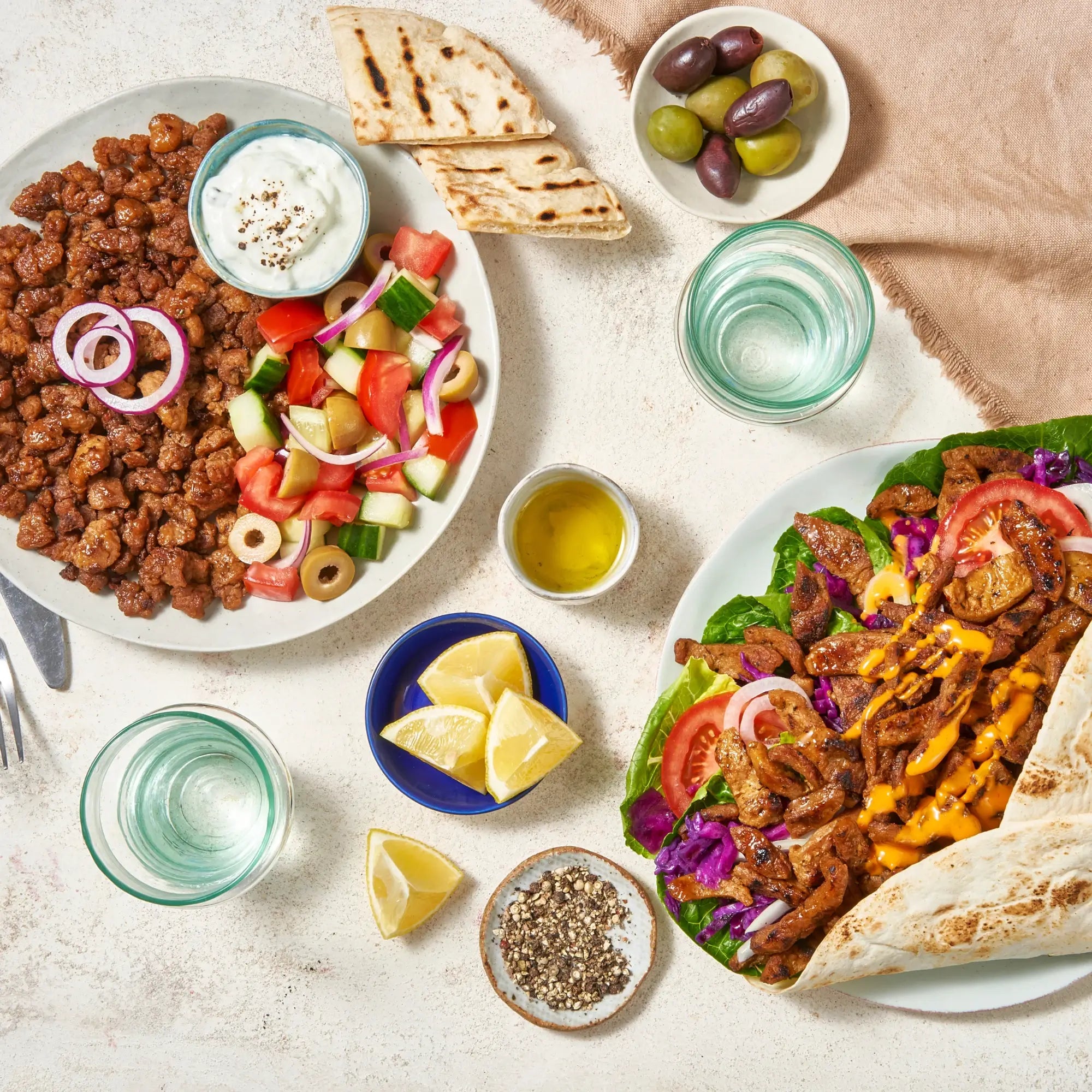 Lotao Veggie Gyros und Kebab