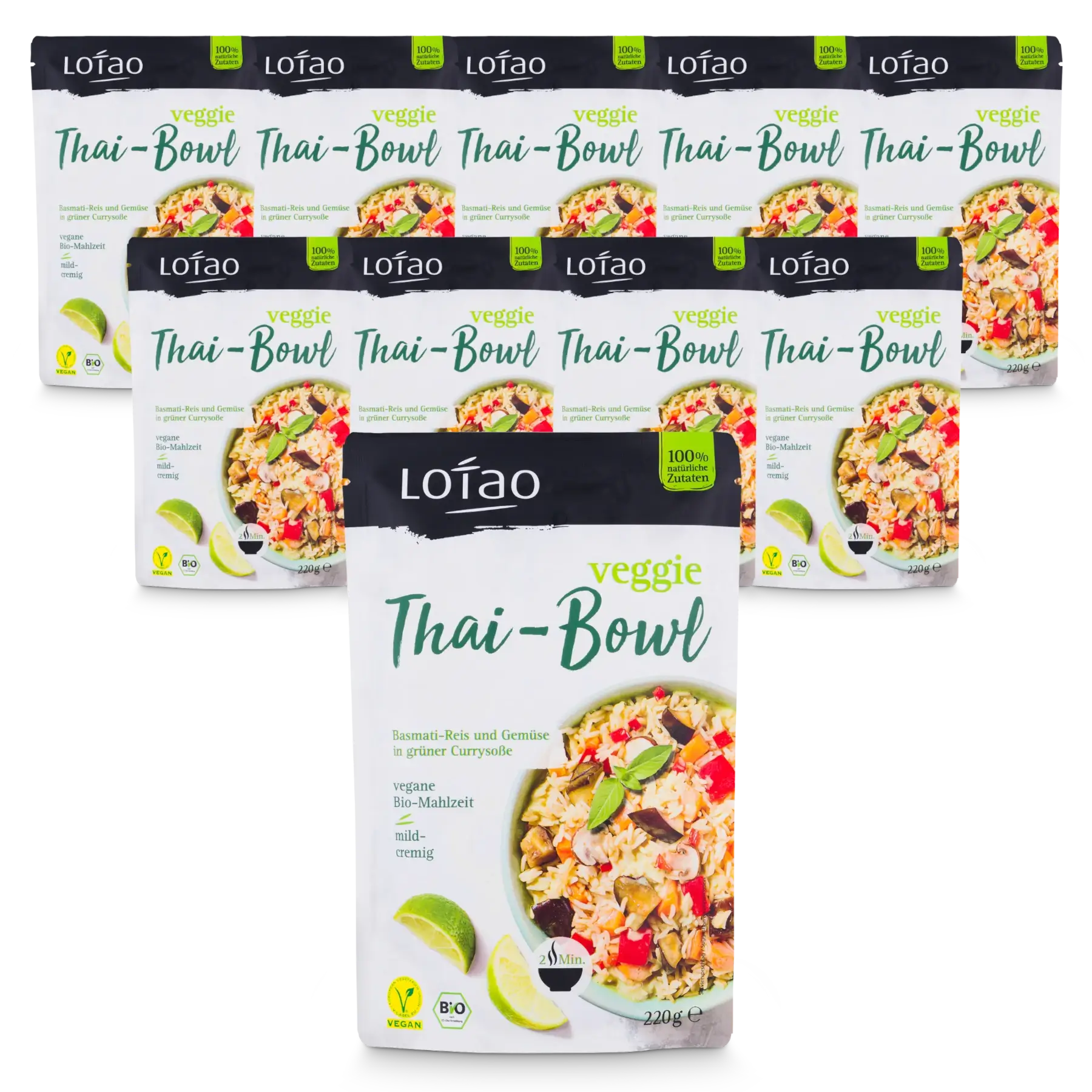 Lotao Veggie Thai Bowl 10 x 220g