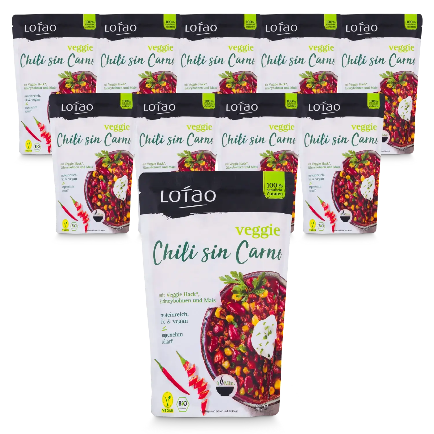 Lotao Veggie Chili sin Carne 10 x 320g