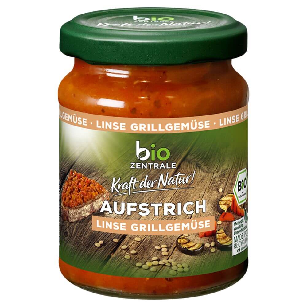 Aufstrich Linse Grillgemüse