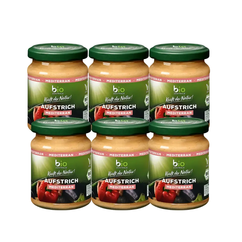 biozentrale Aufstrich Mediterran 6 x 125g