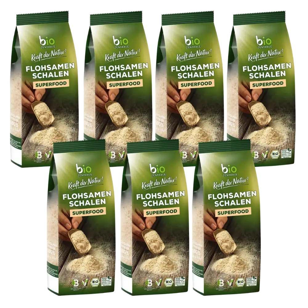 biozentrale Flohsamenschalen 175g 7 x 175g