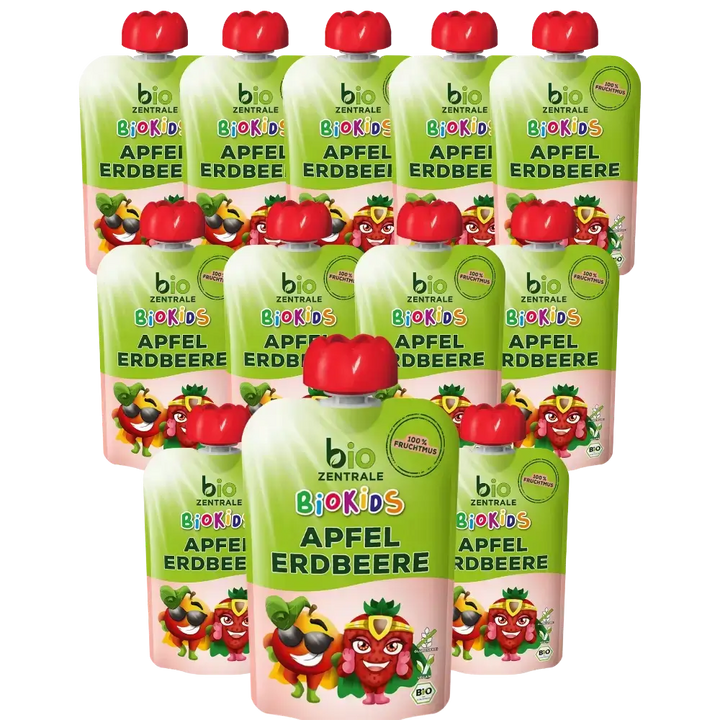 BioKids Quetschie Apfel-Erdbeere – Bio Zentrale