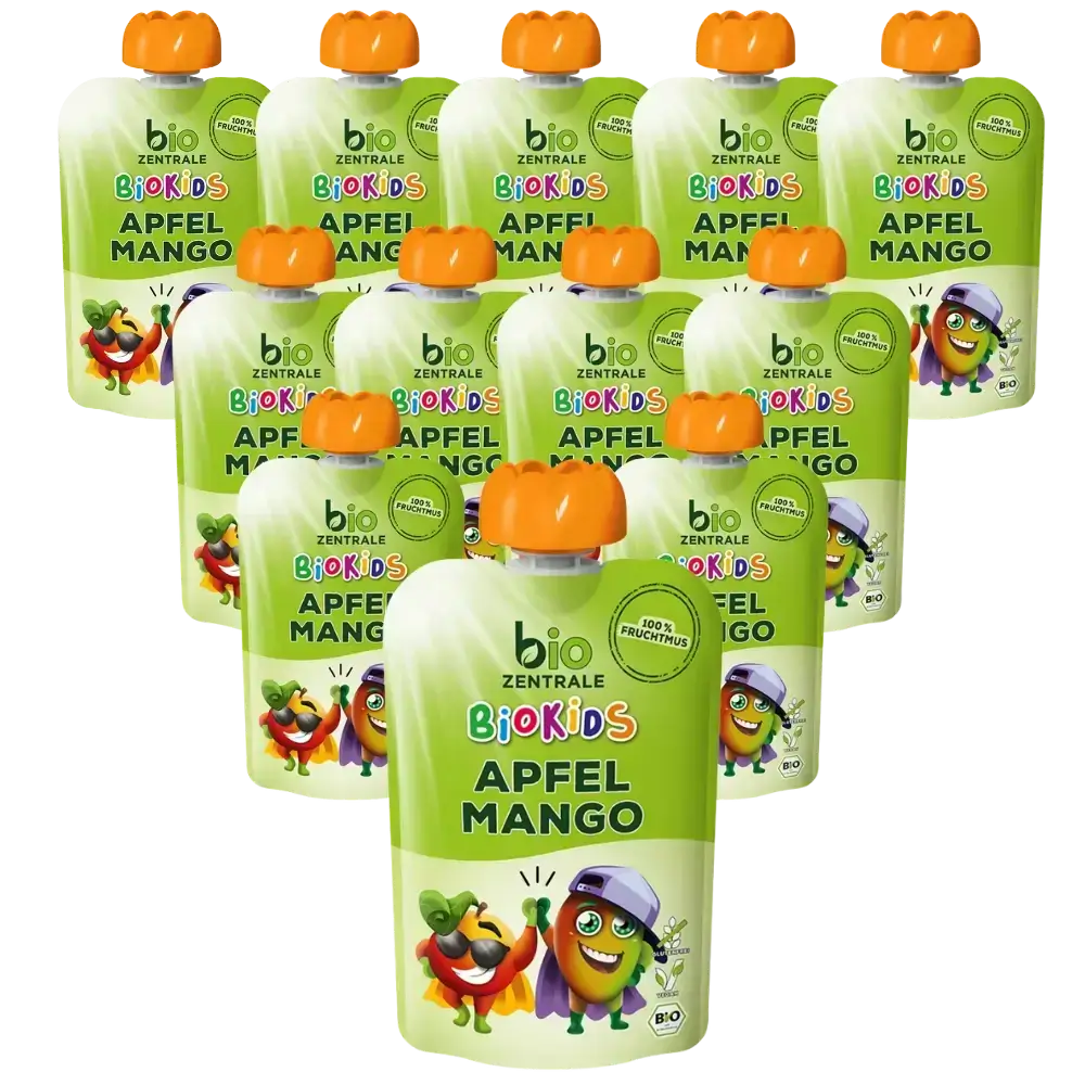 biozentrale BioKids Quetschie Apfel-Mango 12 x 90g