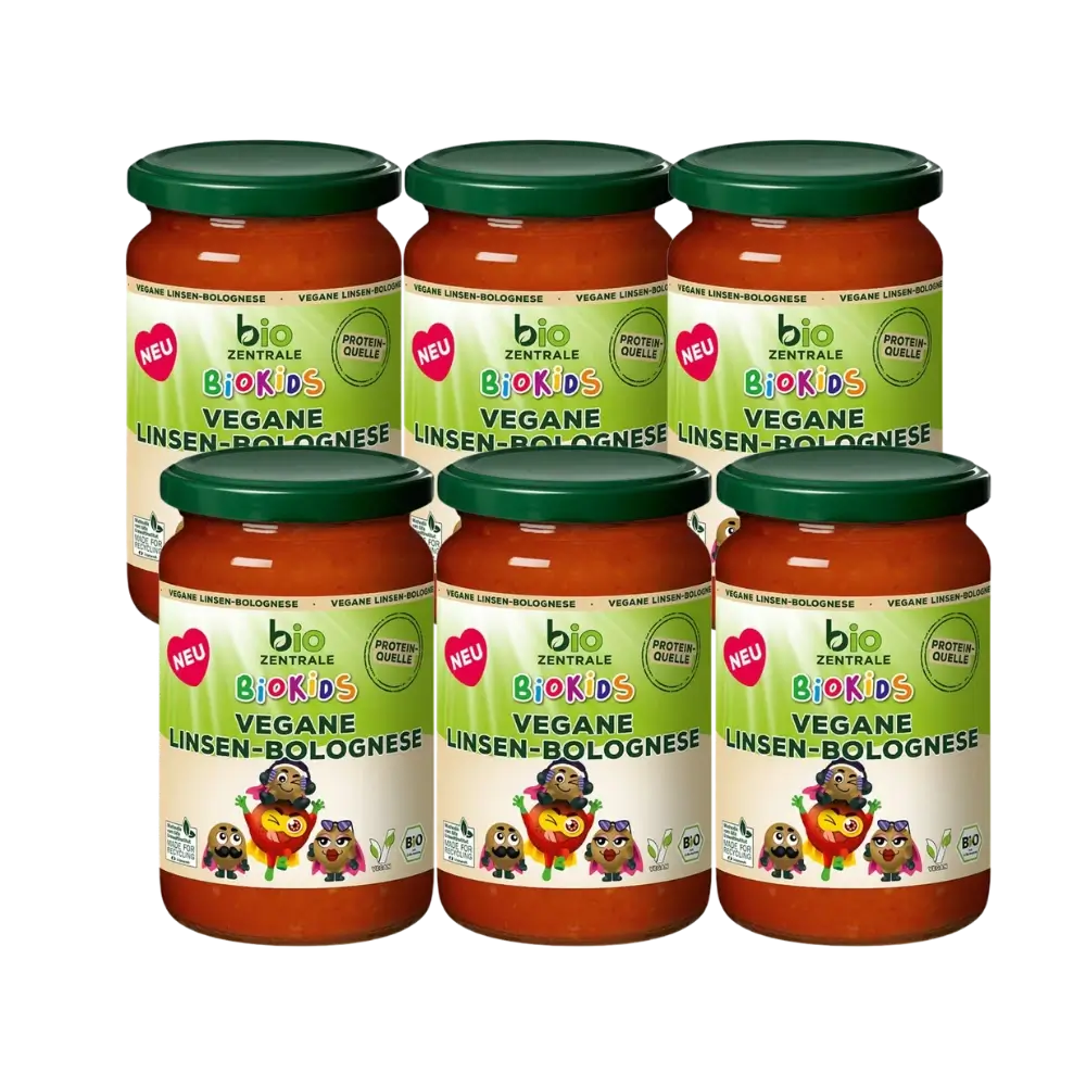 biozentrale BioKids Vegane Linsen-Bolognese 6x350g