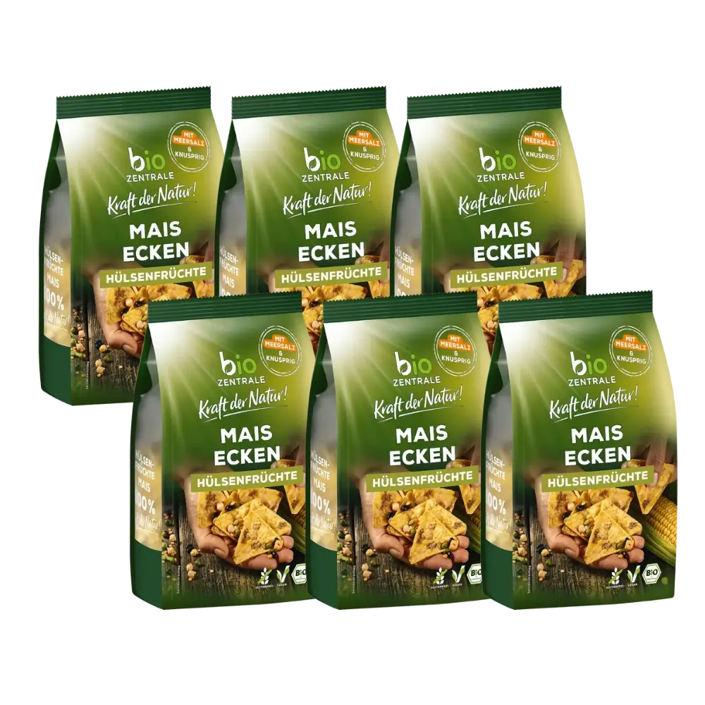 biozentrale Maisecken Hülsenfrüchte 6x90g