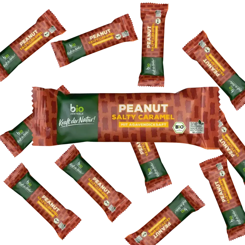 biozentrale Riegel Peanut Salty Caramel 12 x 40g