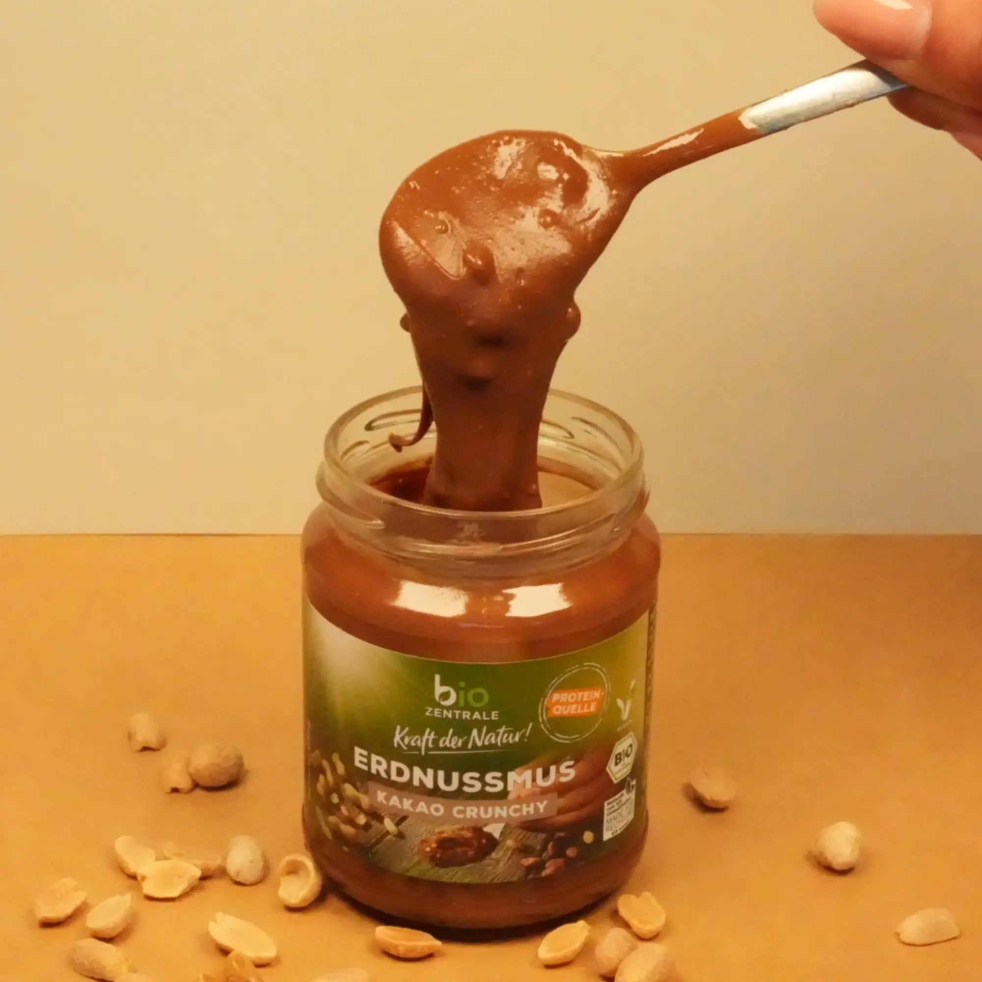 biozentrale Erdnussmus Kakao Crunchy