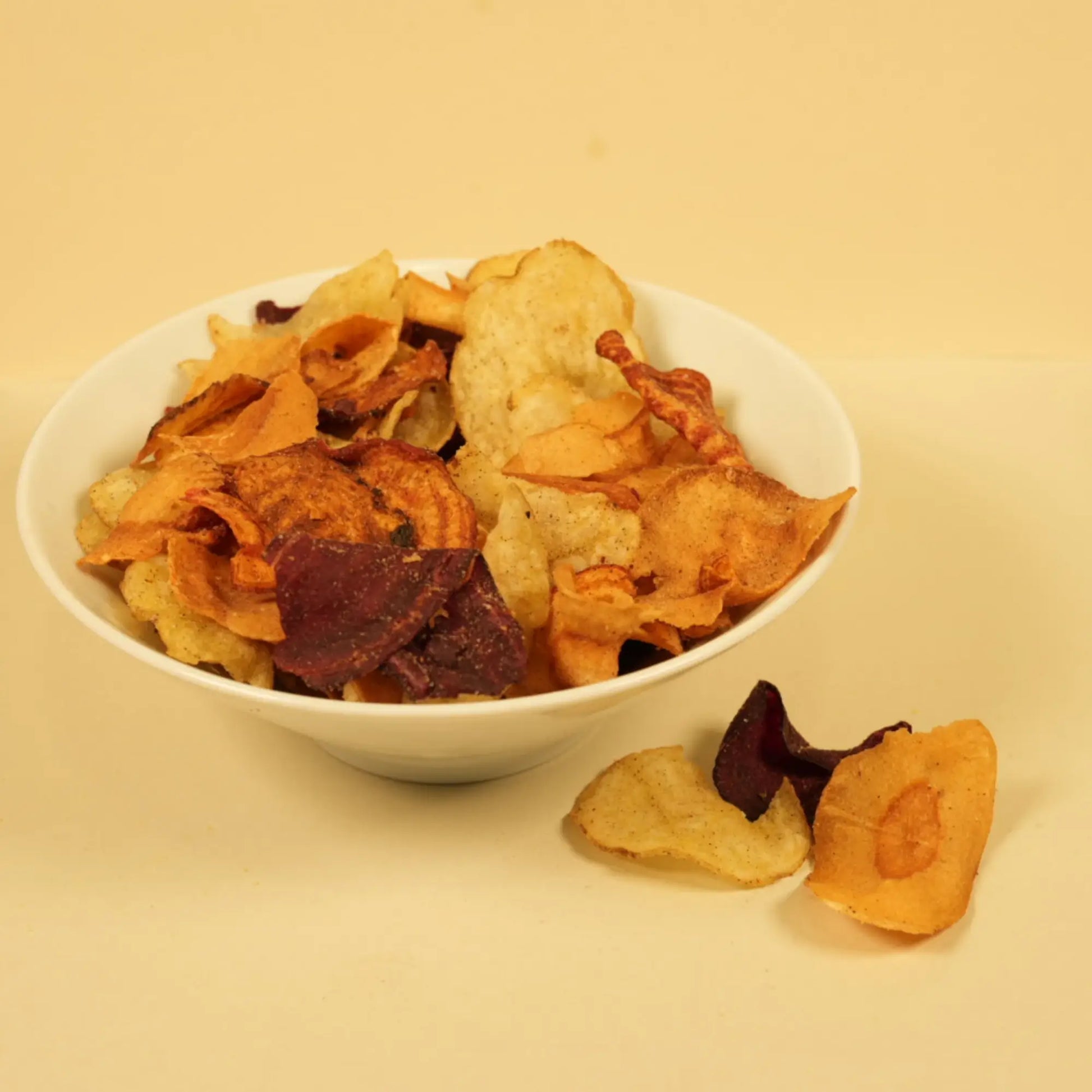 biozentrale Gemüsechips Schwarzer Pfeffer & Meersalz