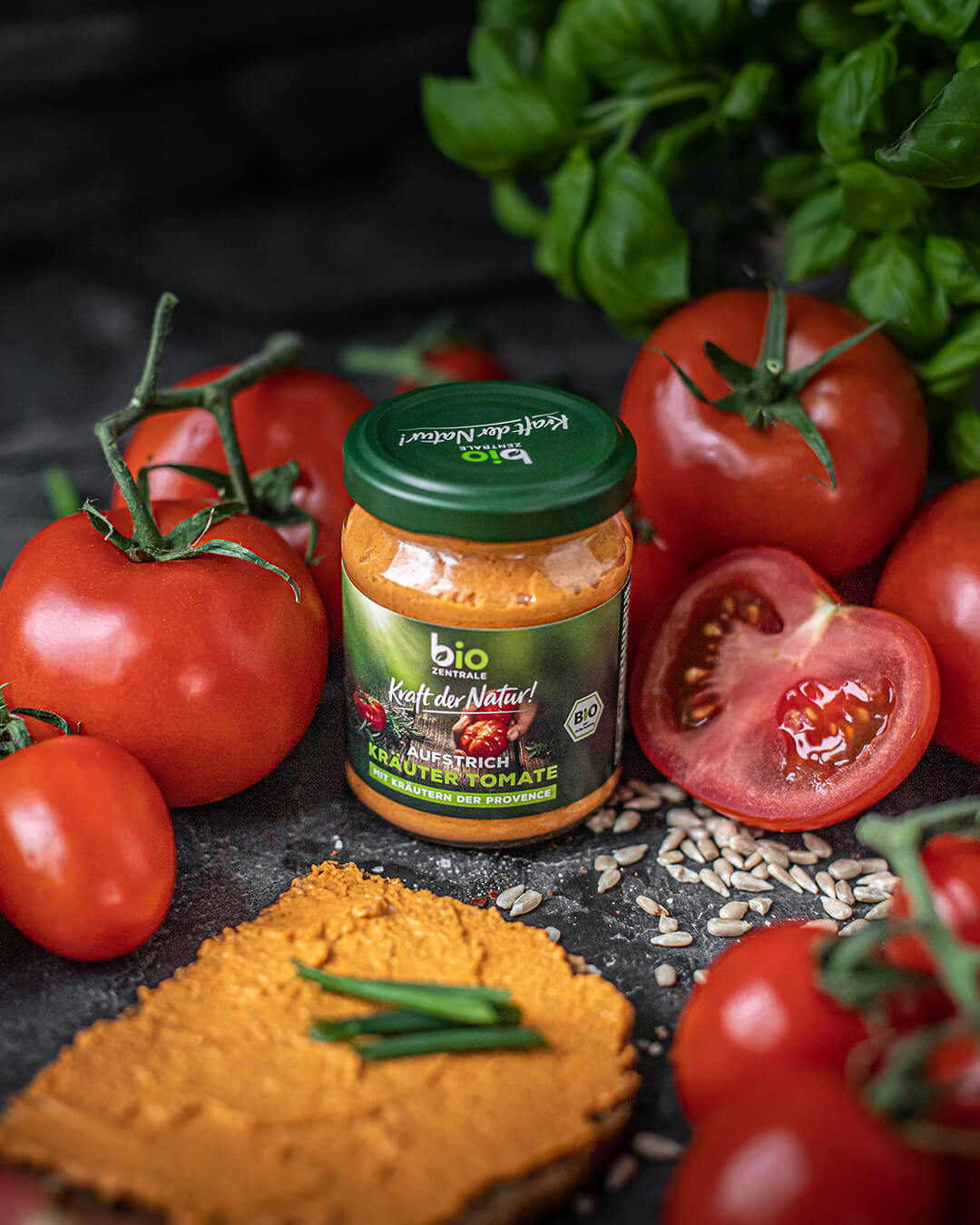 biozentrale Aufstrich Kräuter Tomate